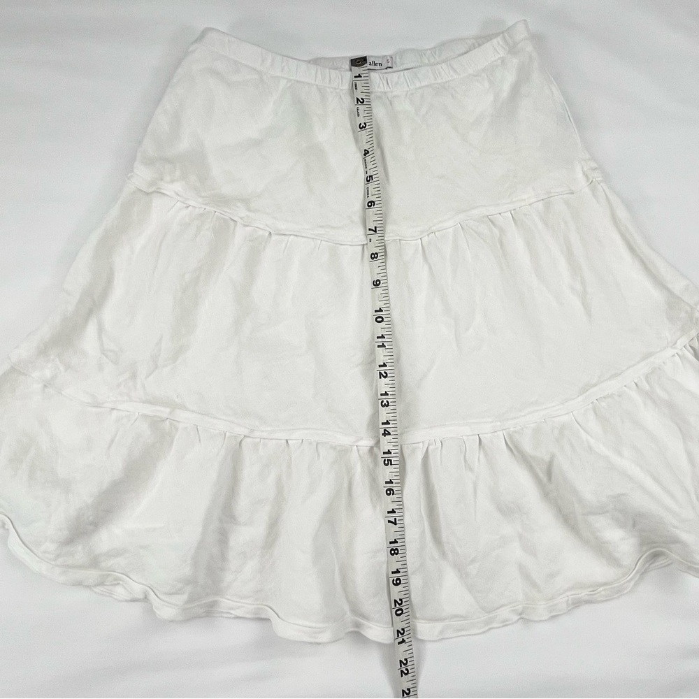 Skirts & Jeans | S White Linen Flowy Layered Long Skirt Vintage y2k - Picture 5 of 8